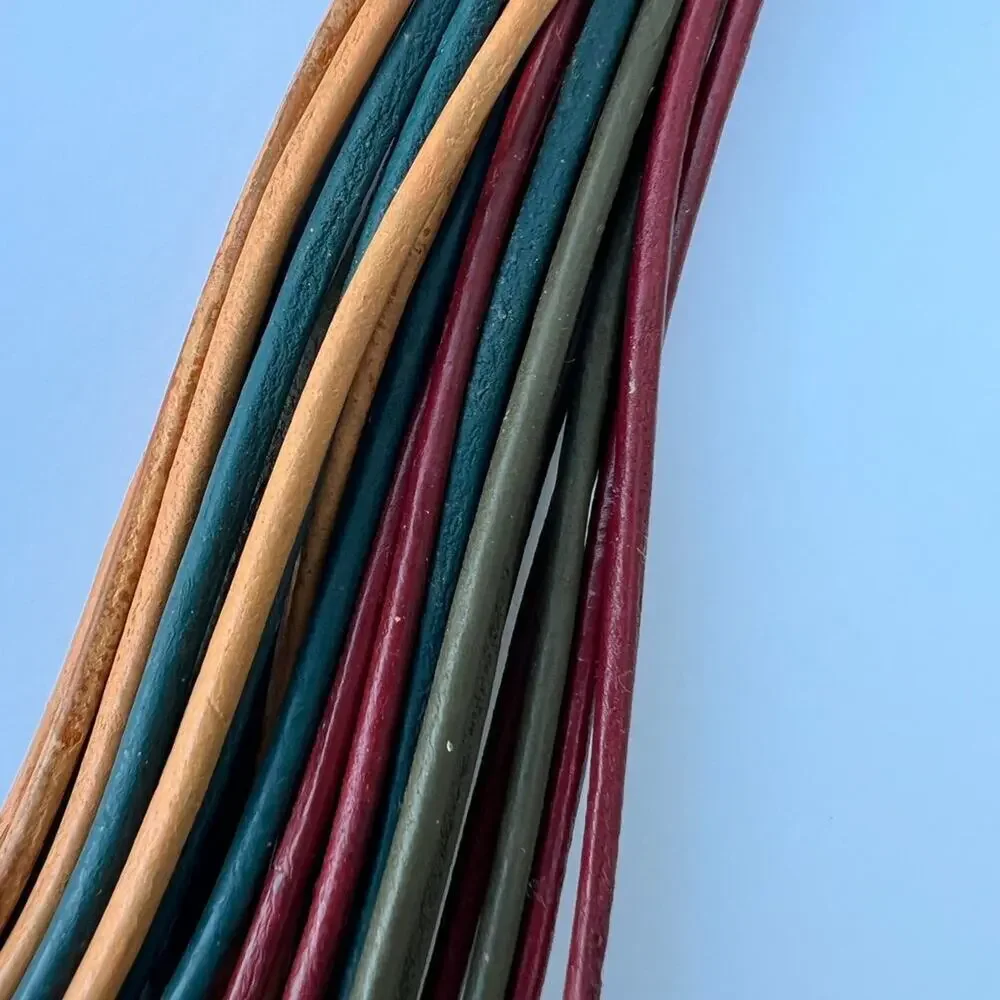 Necklace, multi strand, multi colored, gold leaf pendent. women's